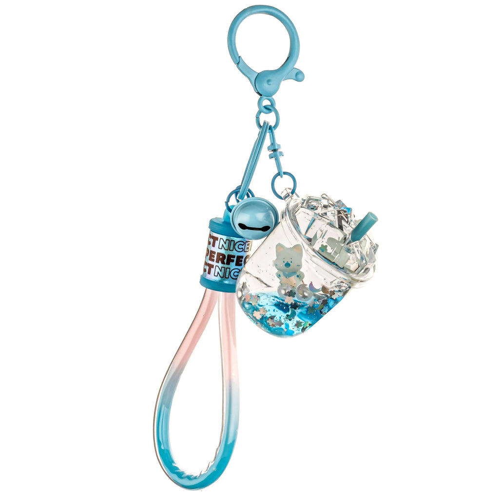 Kawaii Slime Company || Red Panda Drink Liquid Effect Sensory Keychain