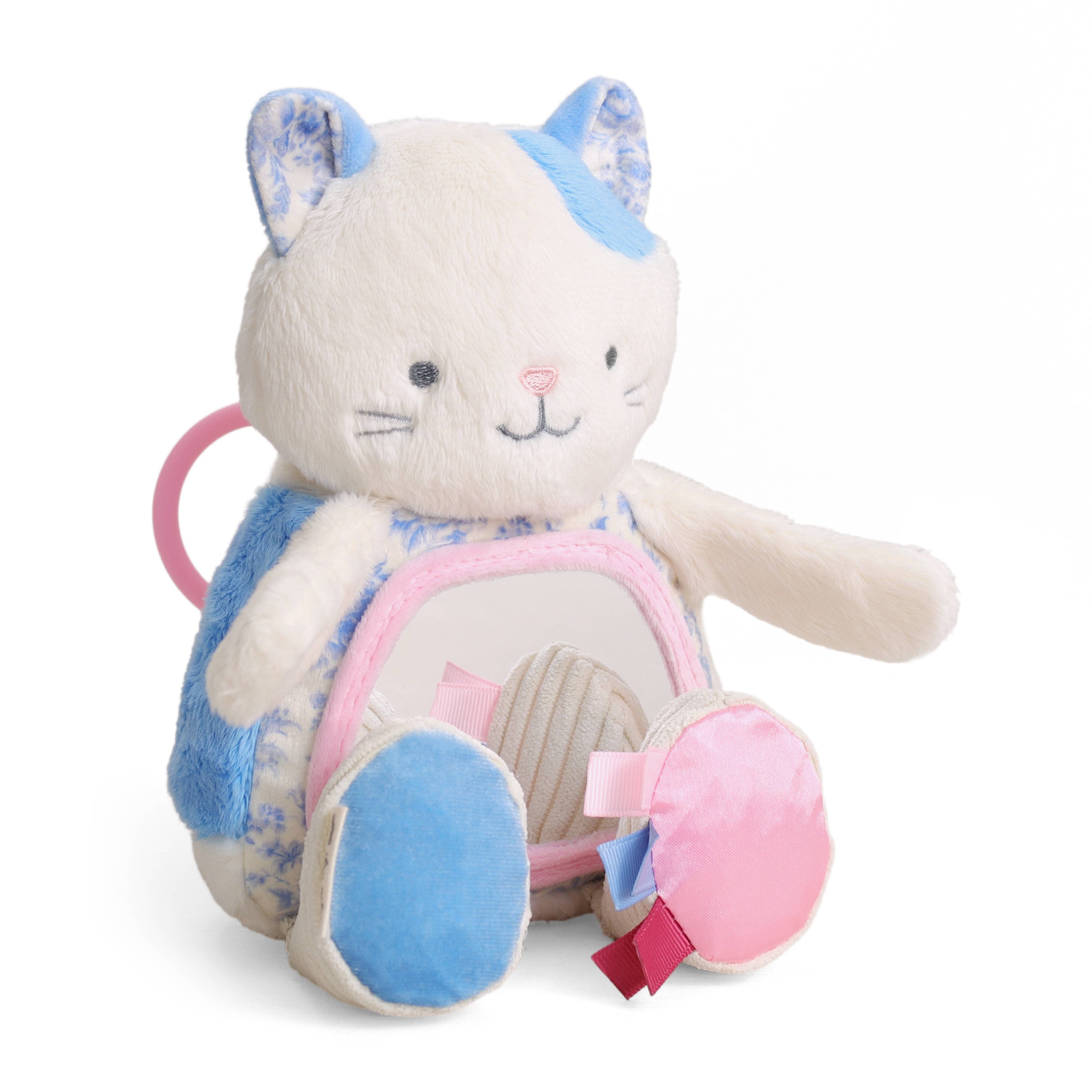 Itzy Ritzy - Itzy Bitzy Mirror™ Sensory Tummy Time Mirror || Kitty