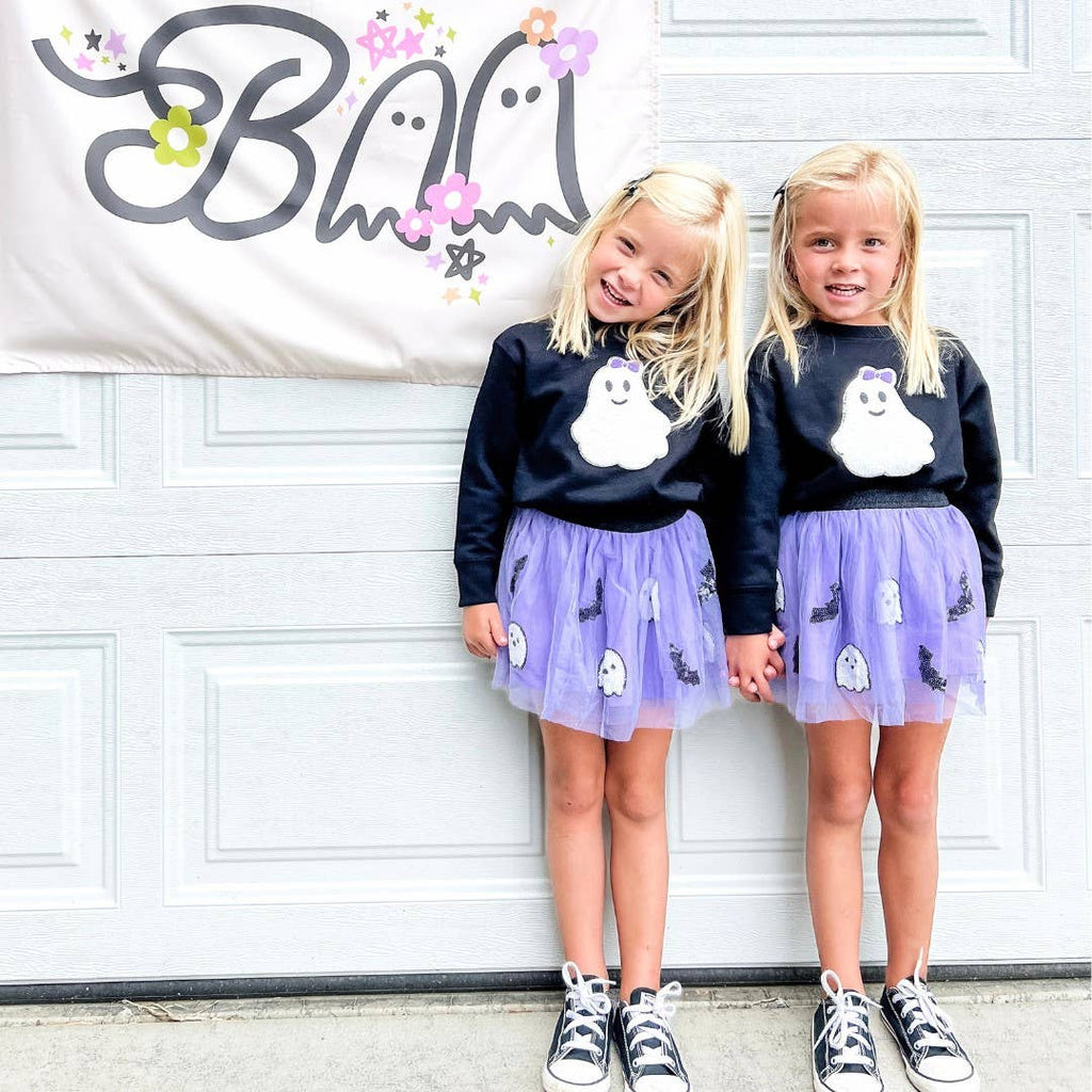 Sweet Wink || Ghost and Bat Sequin Halloween Tutu