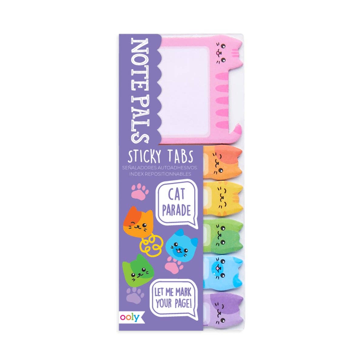OOLY - Note Pals Sticky Tabs || Cat Parade