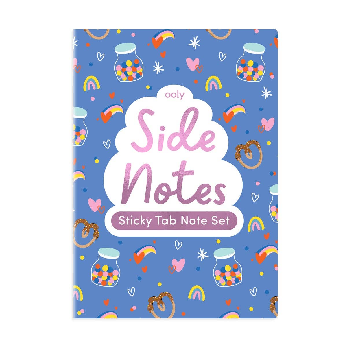 OOLY - Side Notes Sticky Tab Note Pad - Happy Day (1 Set)