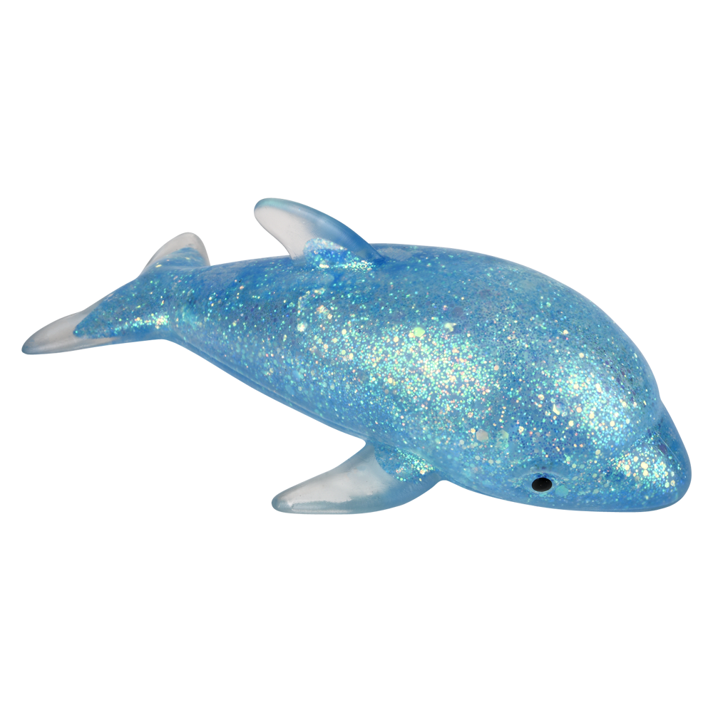 The Toy Network - SQUEEZY SUGAR DOLPHIN 6"