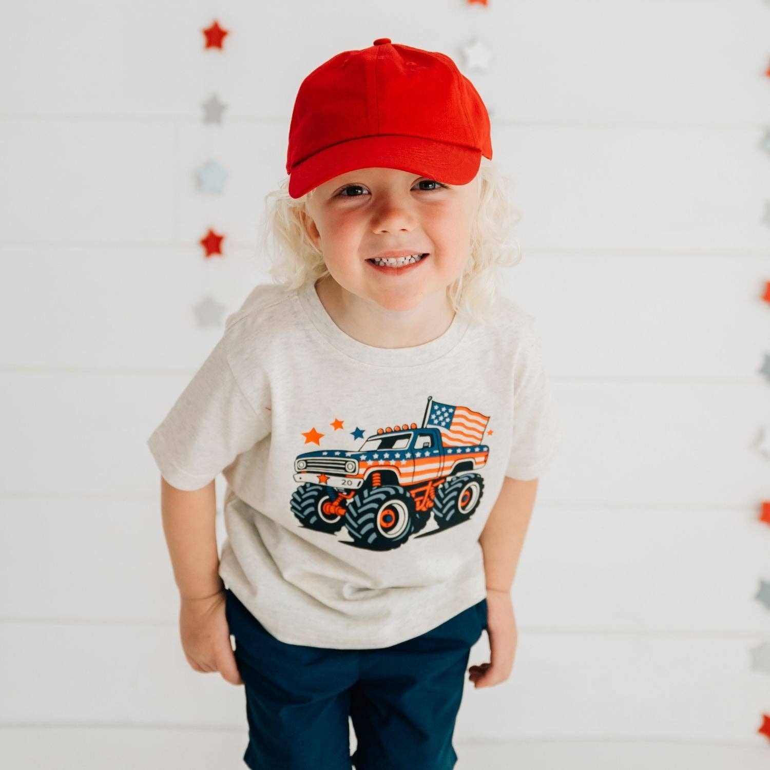 Sweet Wink - American Monster Truck T-Shirt || Fourth of July