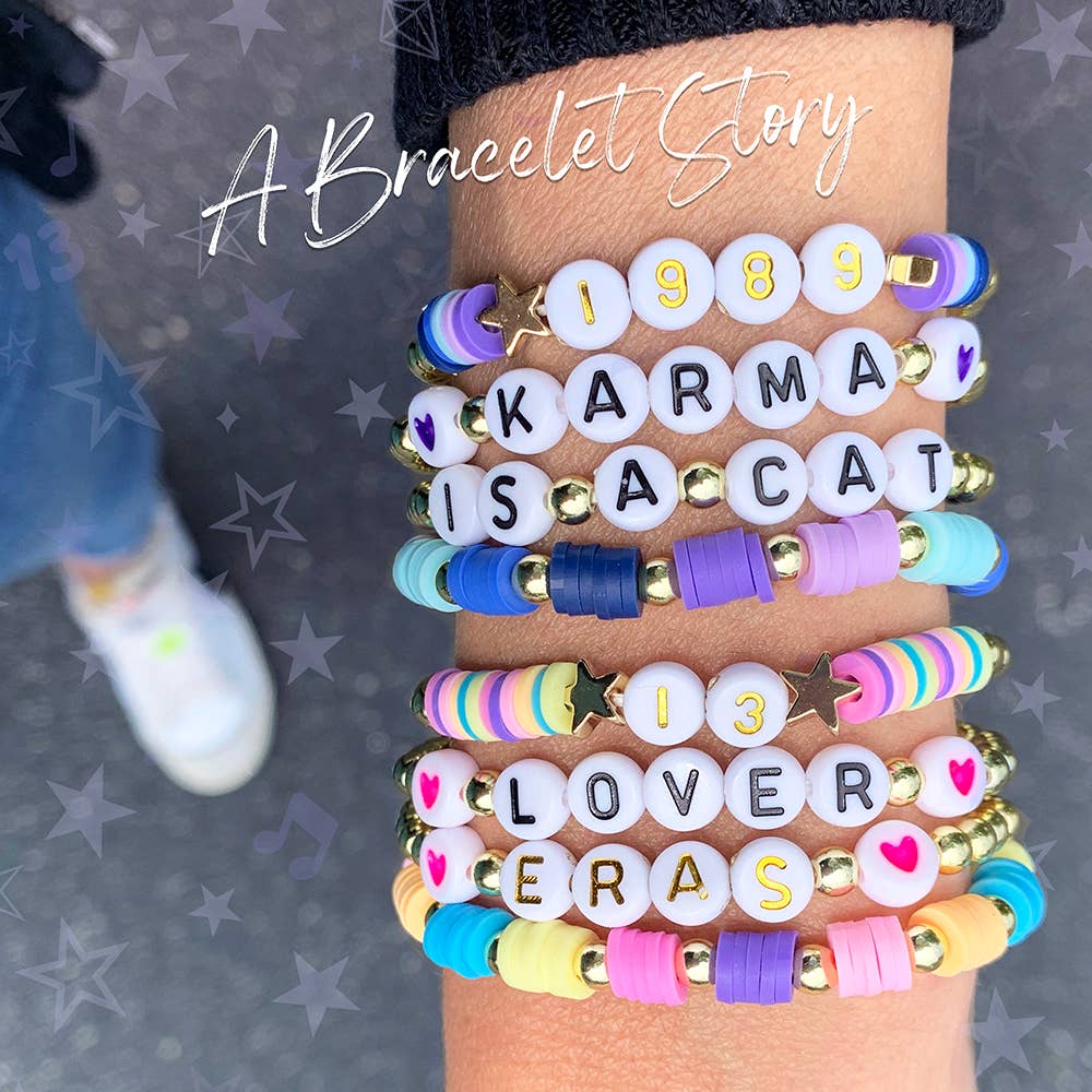 Top Trenz Inc - A Bracelet Story - Eras Edition Beaded Stretch Bracelets Set