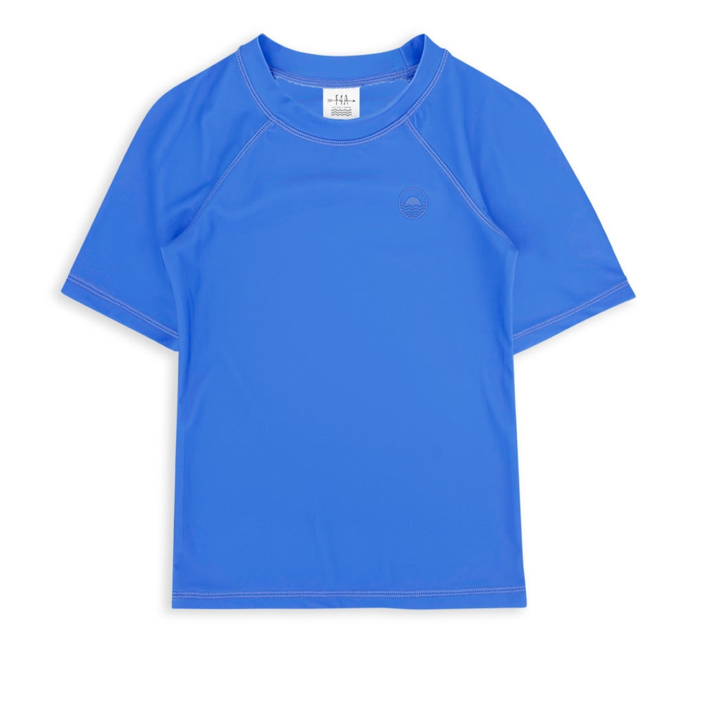 Feather 4 Arrow - S/S Rashguard || Marina Blue