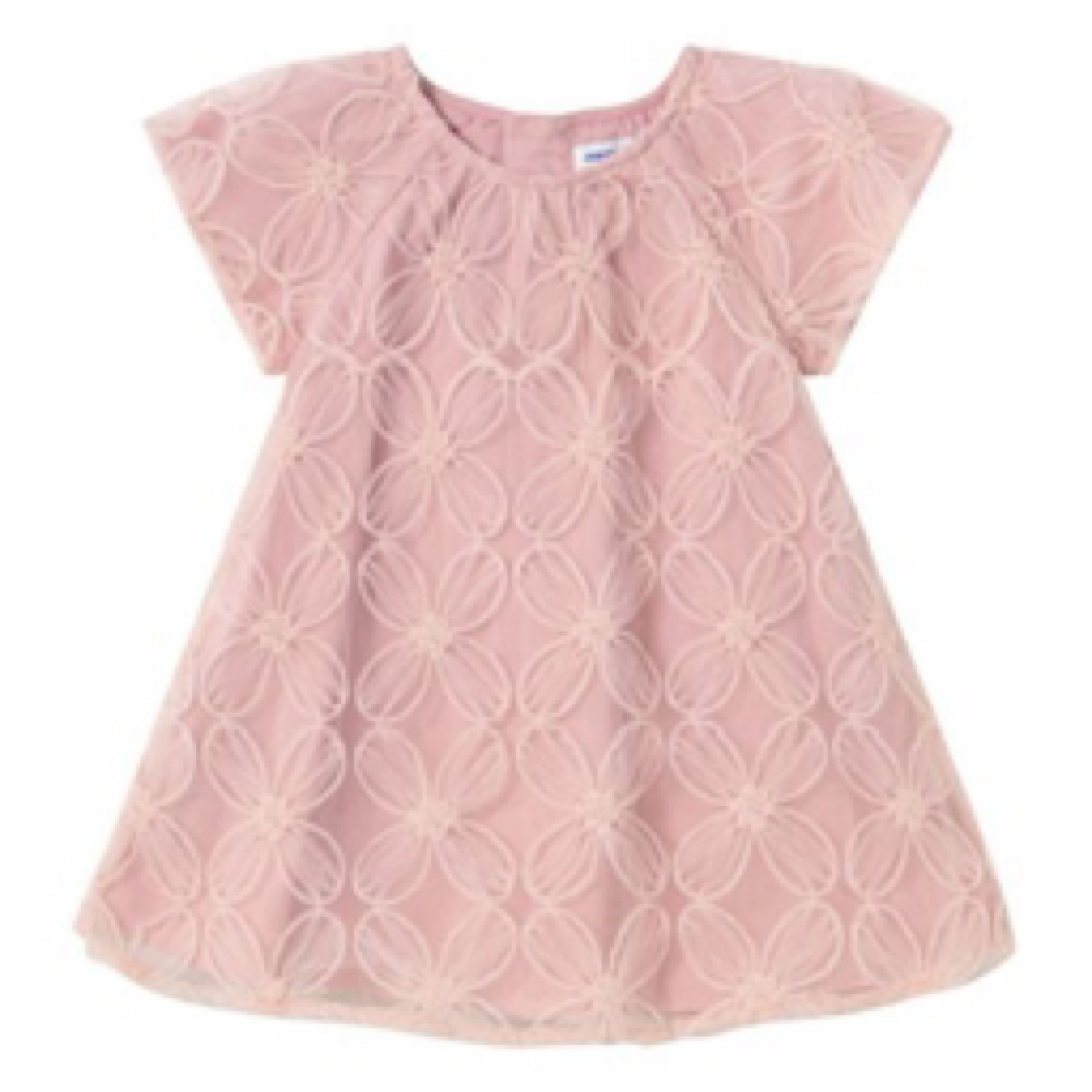 Mayoral - Embroidered Tulle Dress