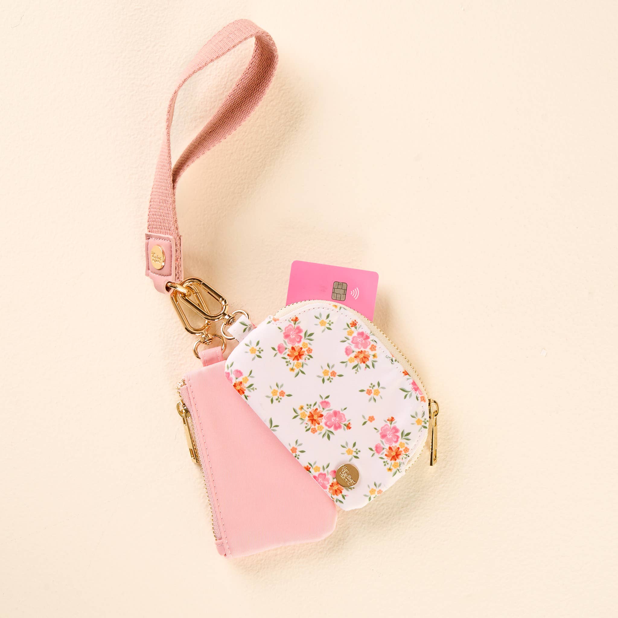 The Darling Effect - Dynamic Duo Pouch Wristlet-Endless || Daydream Cream