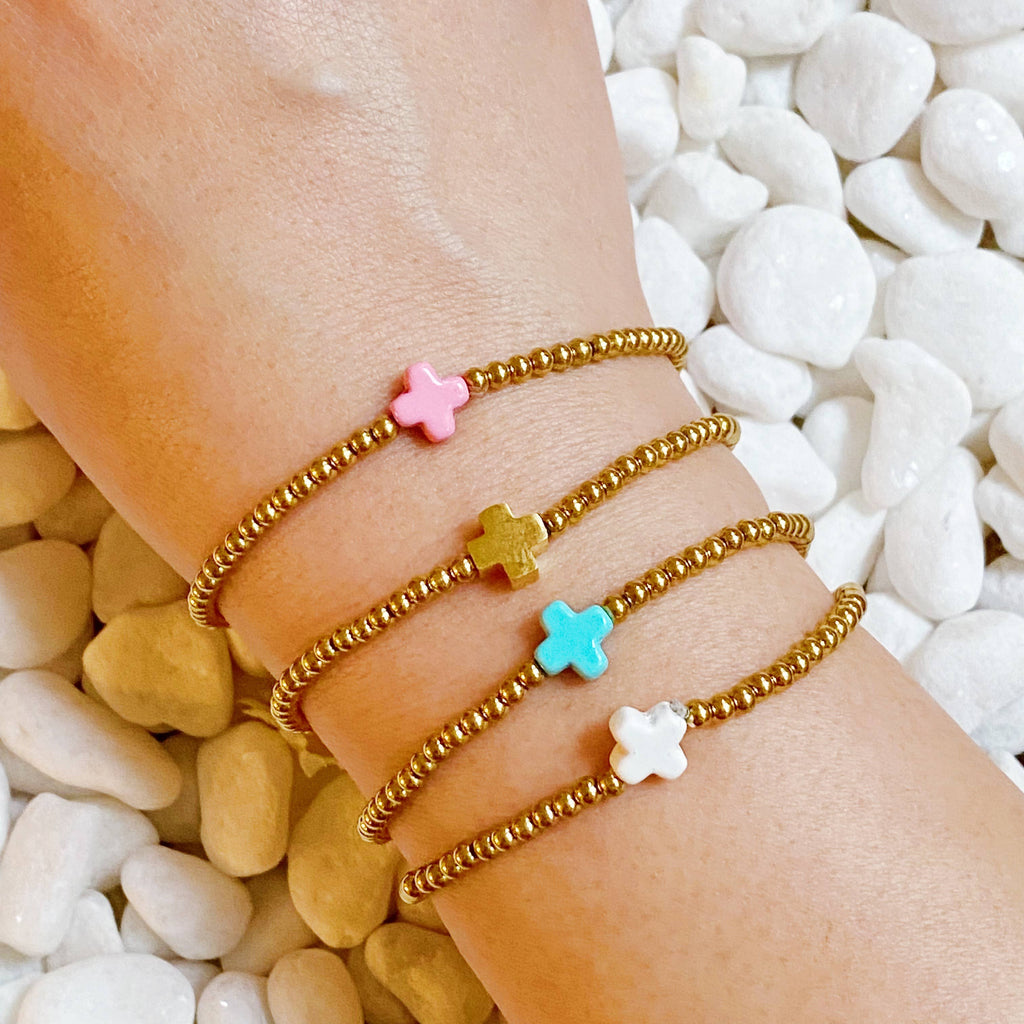 Ellison+Young - So Very Blessed Cross Bracelet