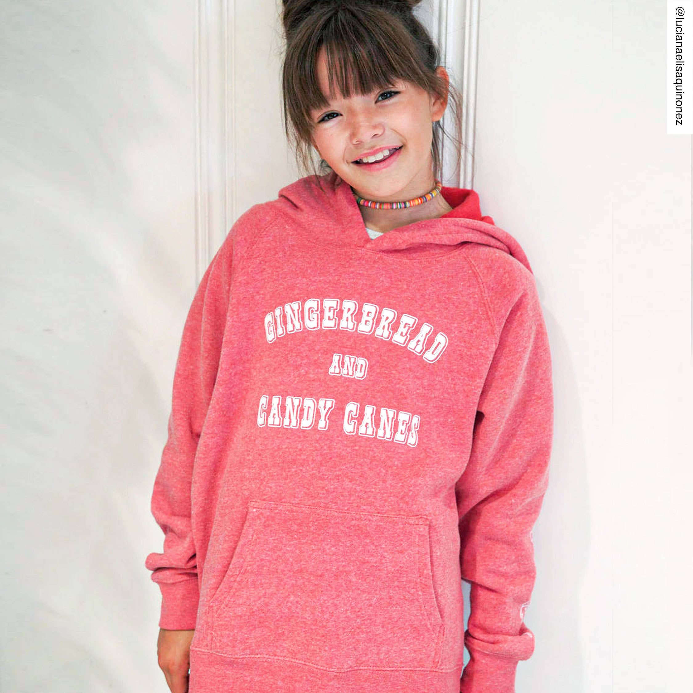 Port 213 - Kid's Christmas Pink Gingerbread Sweatshirt