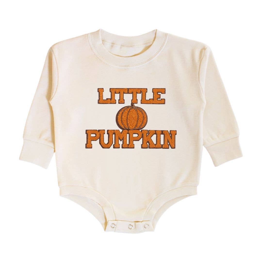 Sweet Wink - Little Pumpkin Patch Long Sleeve Romper