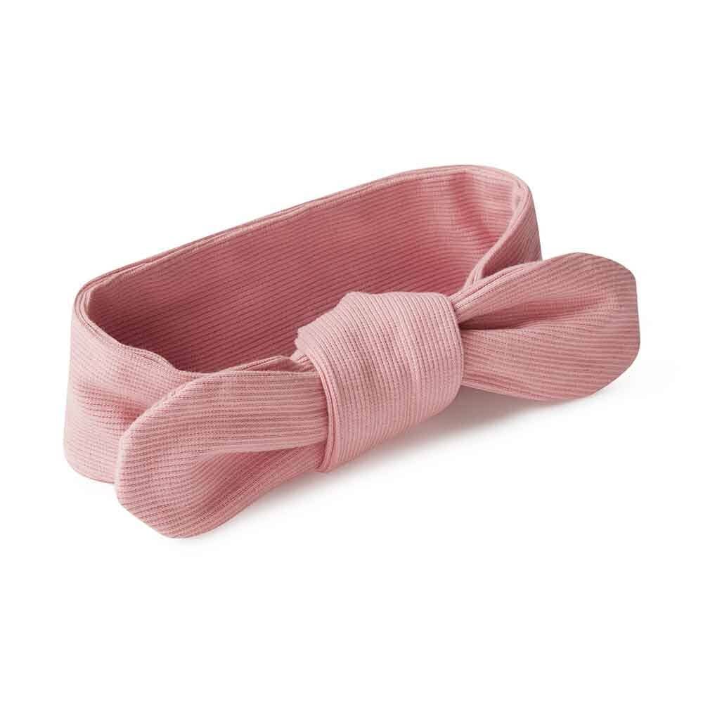 Snuggle Hunny - Ribbed Organic Topknot || Rose