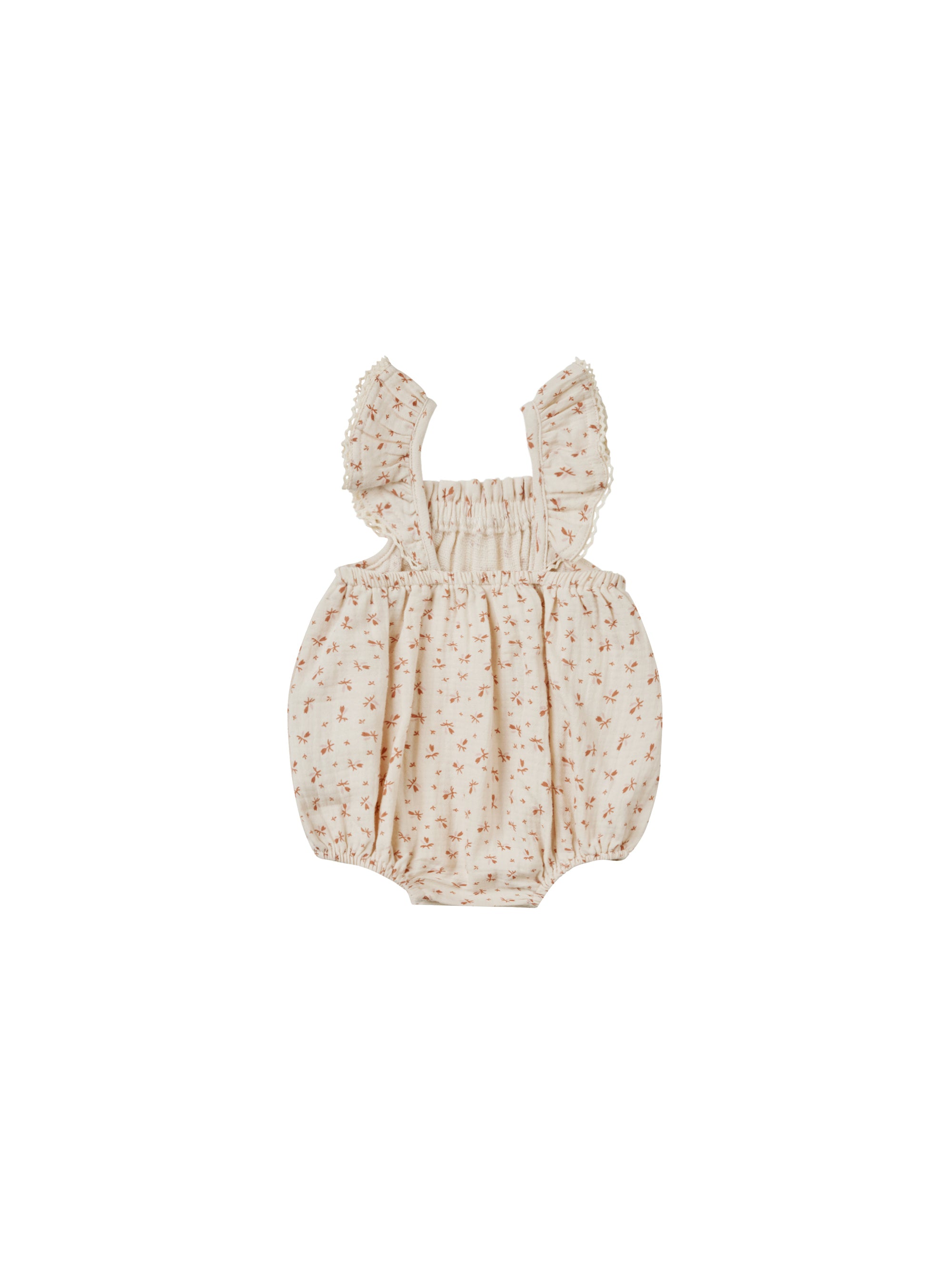 Quincy Mae - Bonnie Romper II Clay Ditsy