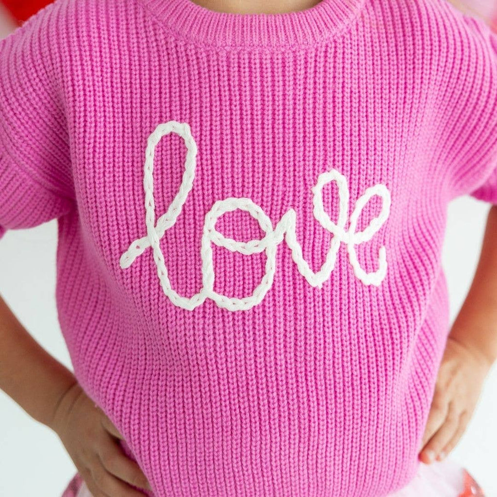 Sweet Wink || Love Valentine's Day Knit Sweater