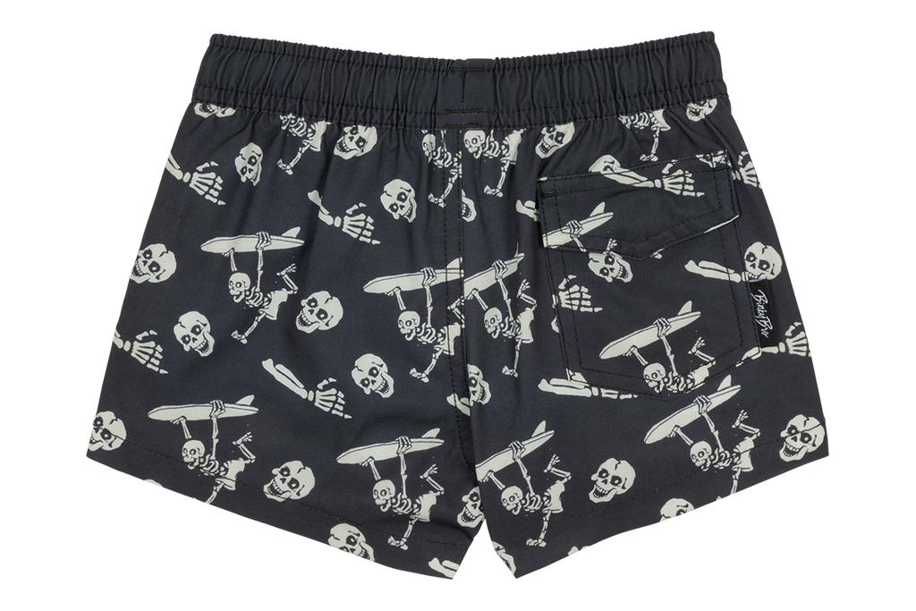 BinkyBro - Kids Swimsuit Crossbones || Black