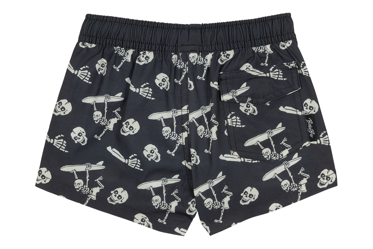 BinkyBro - Kids Swimsuit Crossbones || Black