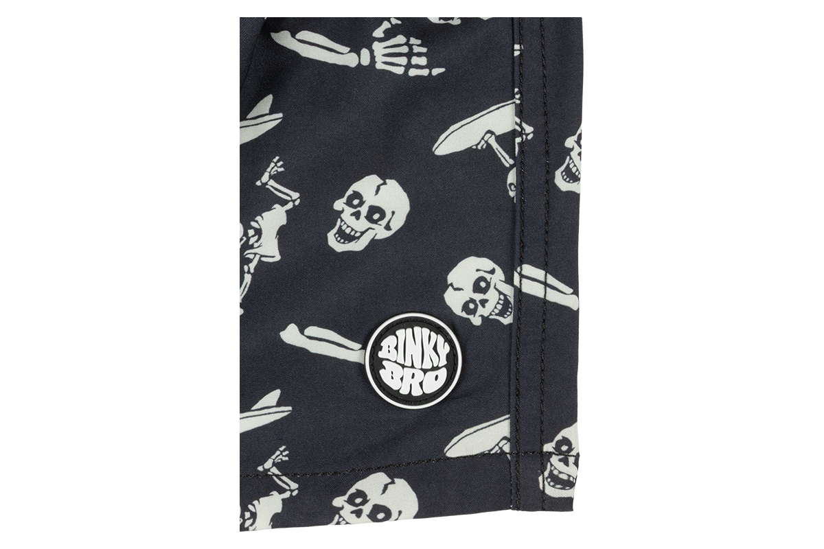 BinkyBro - Kids Swimsuit Crossbones || Black