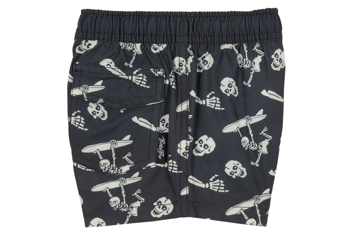 BinkyBro - Kids Swimsuit Crossbones || Black
