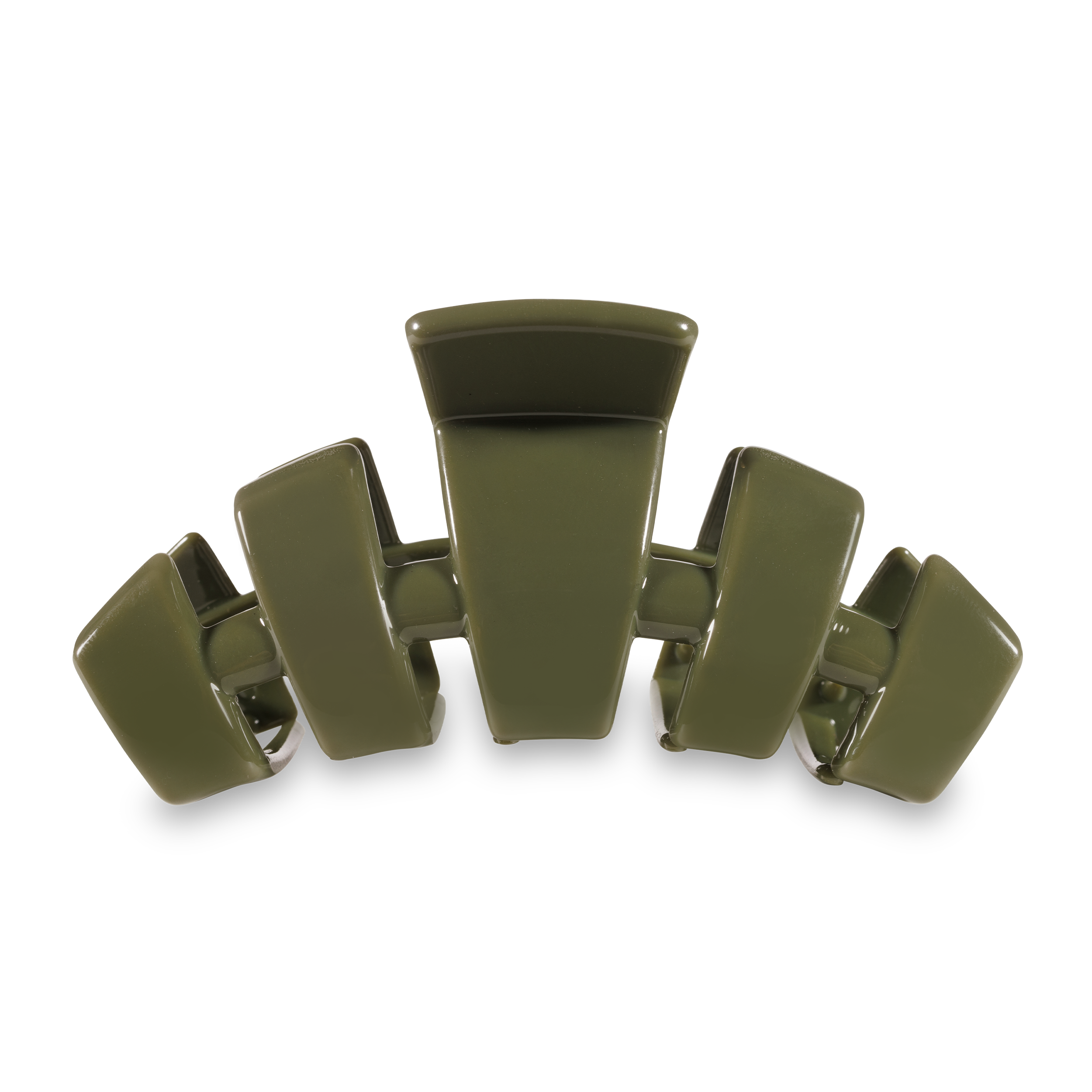 TELETIES - Classic Olive Large Classic Hair Clip