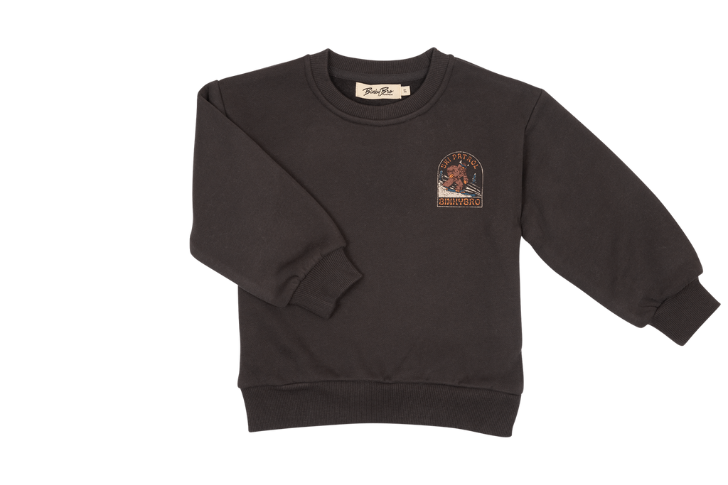 BinkyBro - Kids Graphic Sweatshirt || Yowie Skis