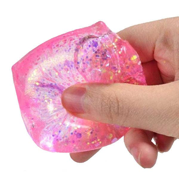 Showcase - Sugah-Mals Glitter Sugar Cube Stress Ball Squishy Fidget Toy (1pc) Color Ships Assorted