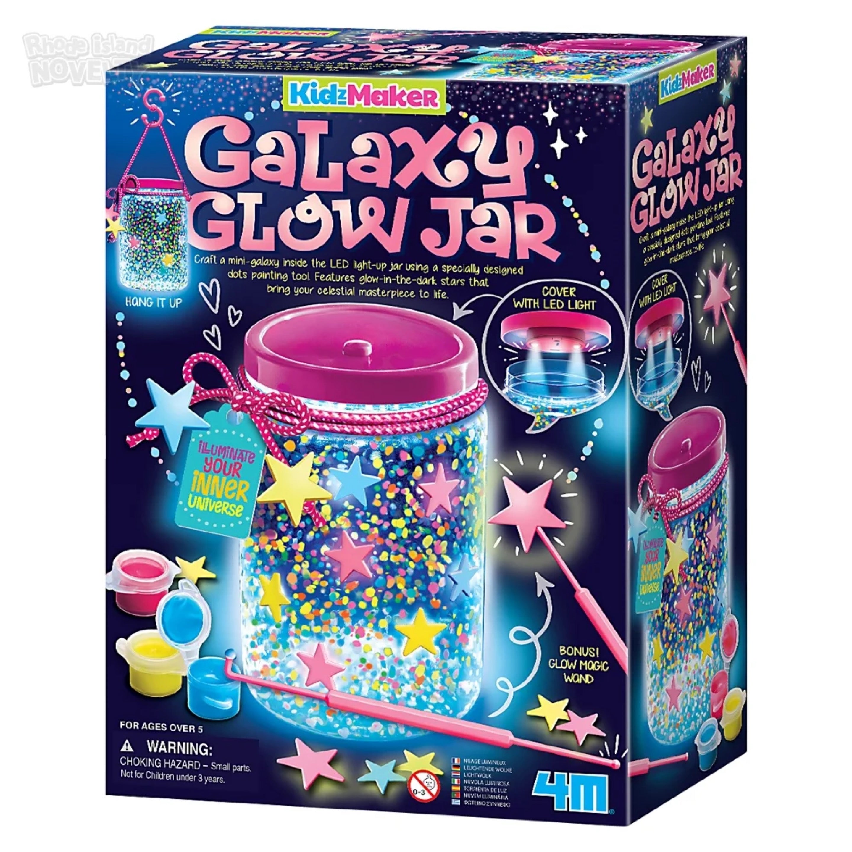 The Toy Network - Galaxy Glow Jar