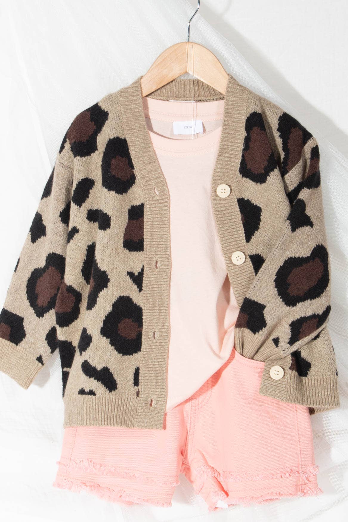 ppeppi - KIDS ANIMAL PRINT CARDIGAN