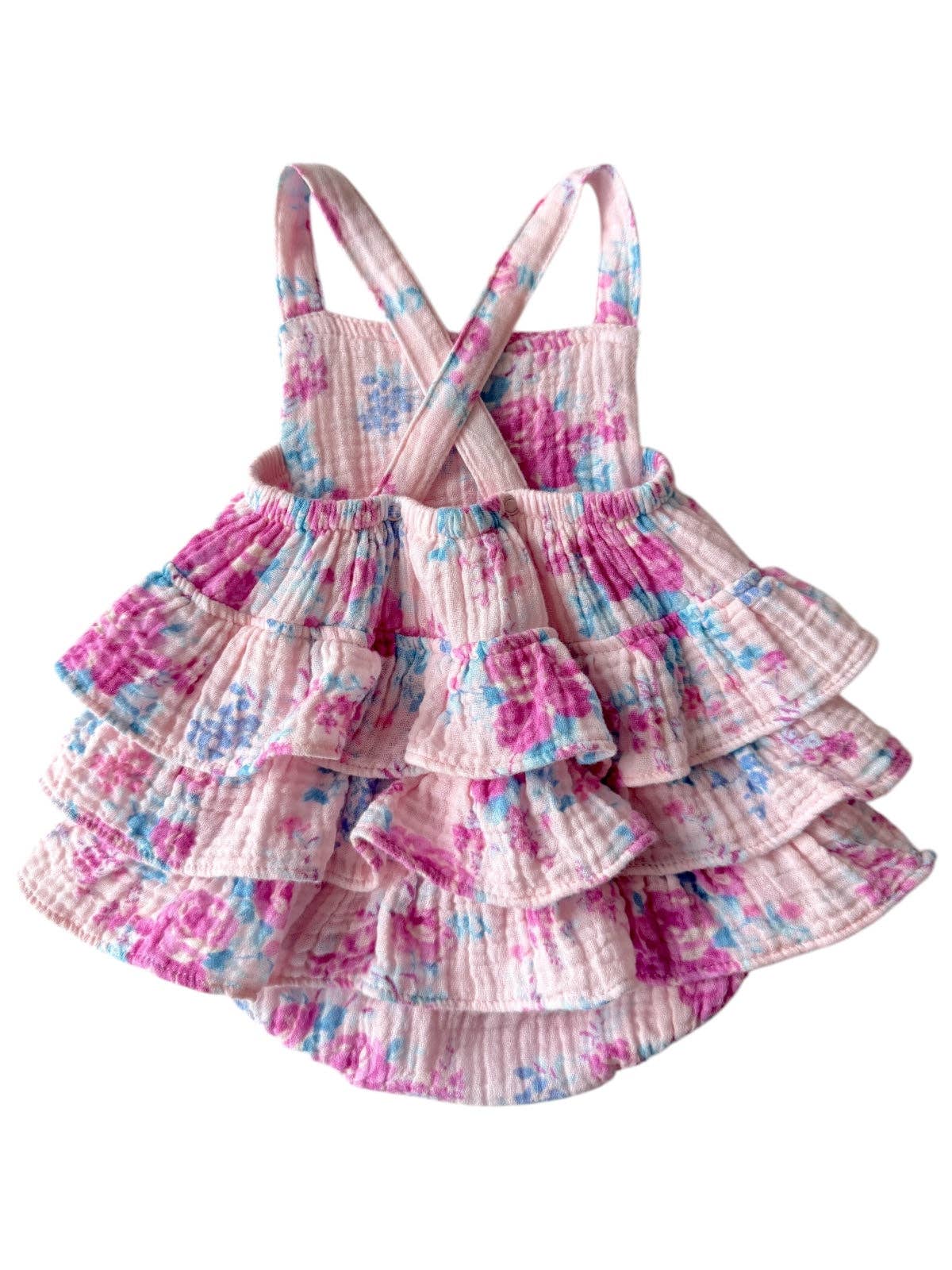 SpearmintLOVE - Muslin Ruffle Sunsuit || Garden Secrets