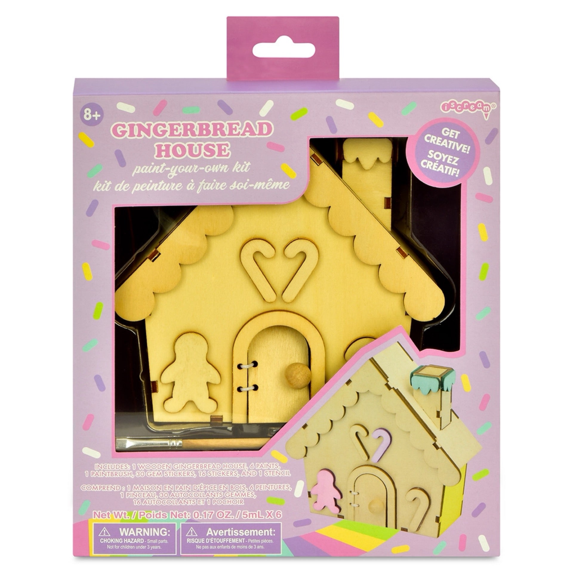 Iscream - Decorate Your Gingerbread House Craft Kit
