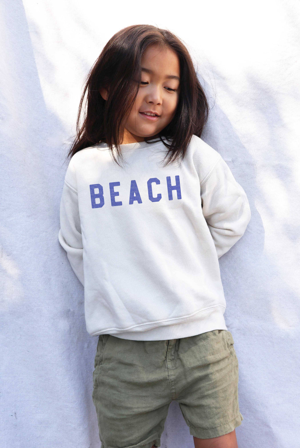 Oat Collective - Beach Graphic Sweatshirt || Athletic Heather