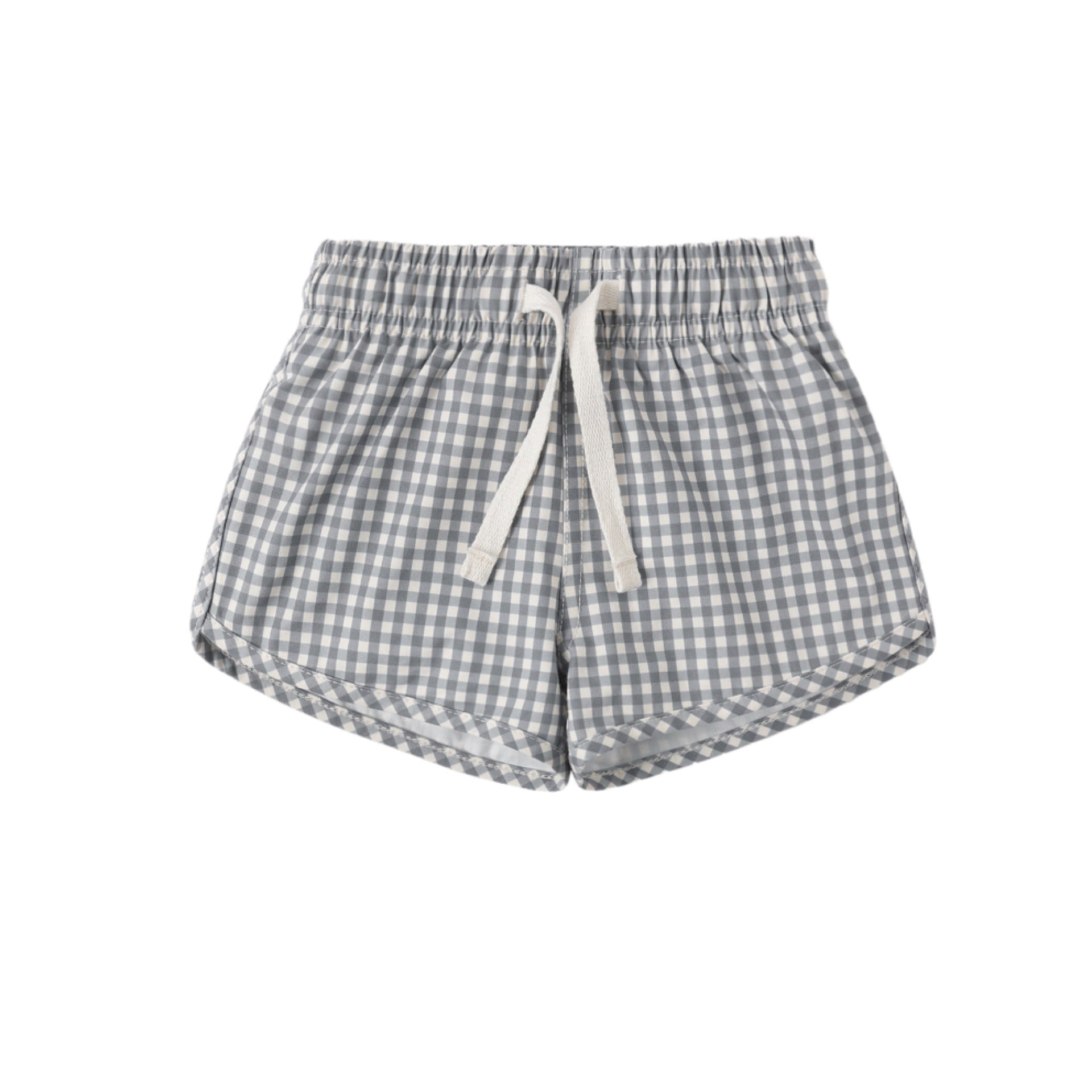 Quincy Mae - Boys Swim Short || Ocean Gingham