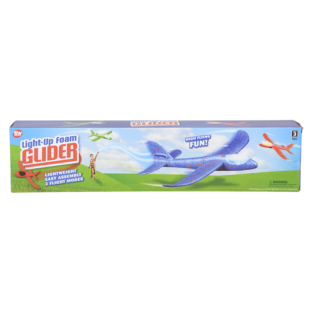 The Toy Network - LIGHT-UP FOAM GLIDER 18"