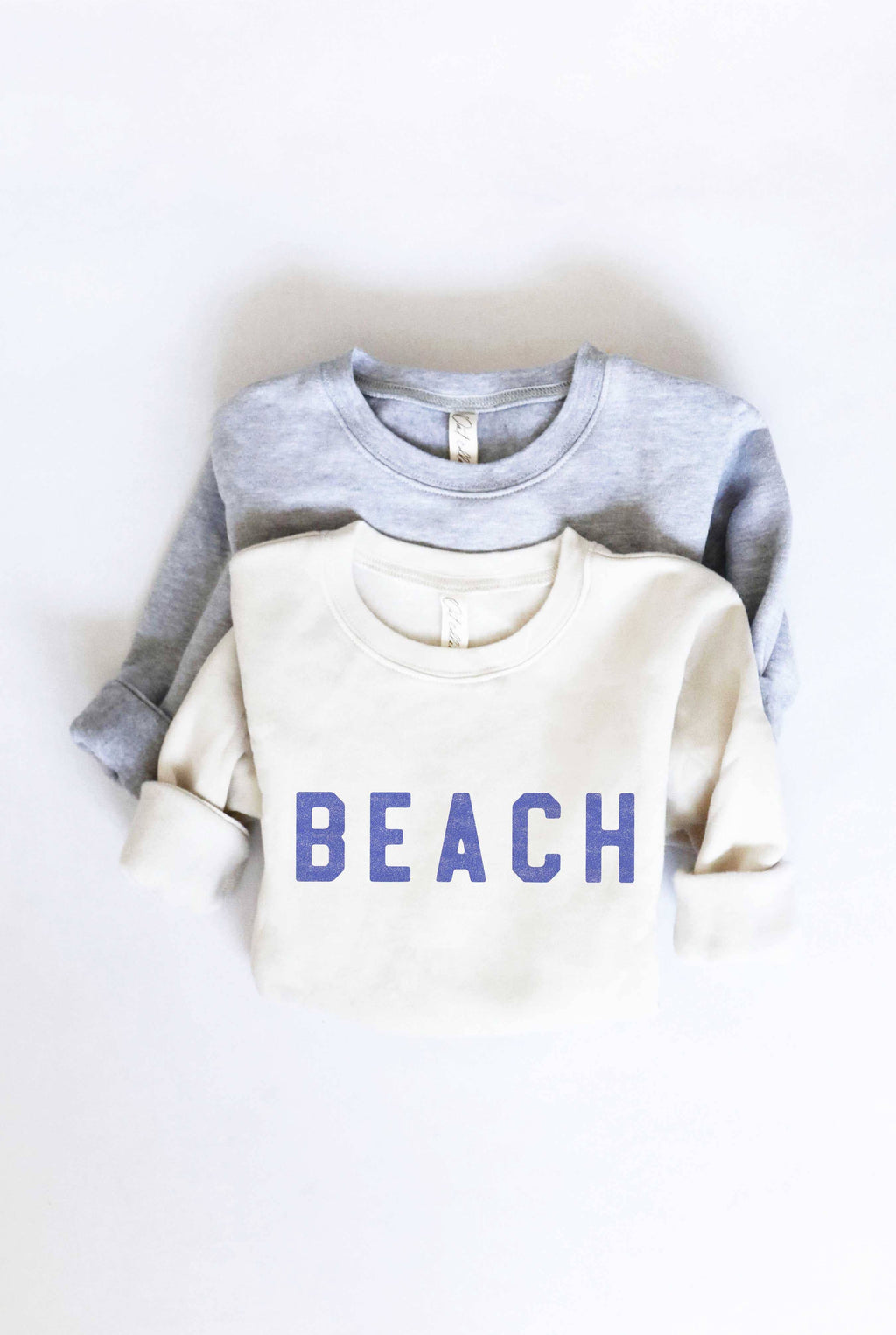 Oat Collective - Beach Graphic Sweatshirt || Athletic Heather