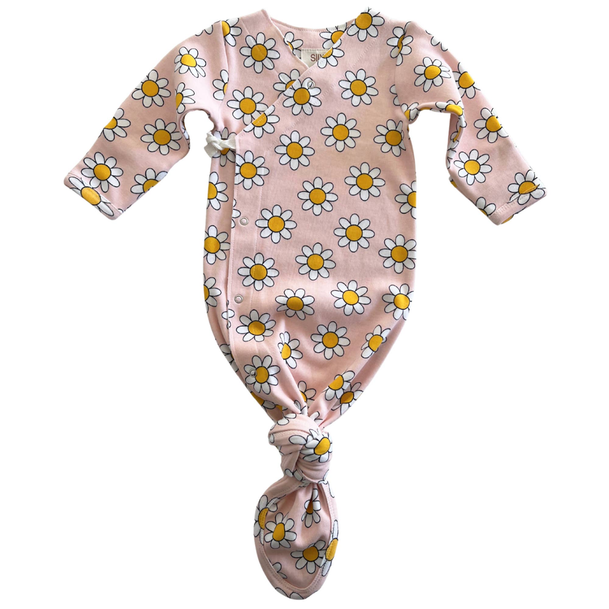 SIIX Collection - Daisy Pop Taffy / Organic Kimono Knot Gown