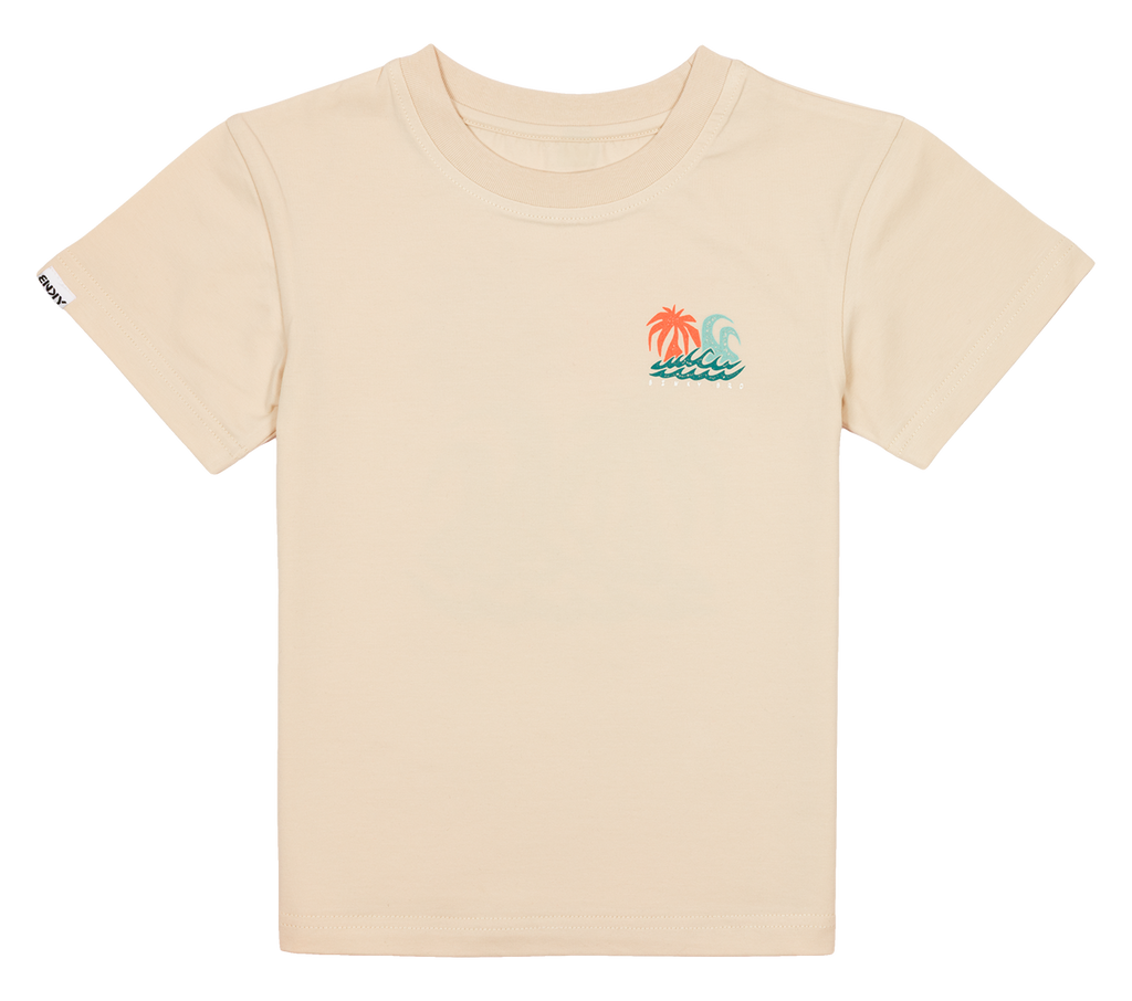 BinkyBro - Kids Graphic T-Shirt Open Ocean || Beige