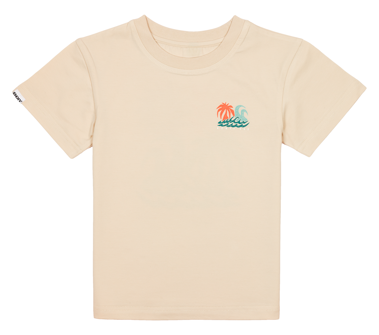 BinkyBro - Kids Graphic T-Shirt Open Ocean || Beige