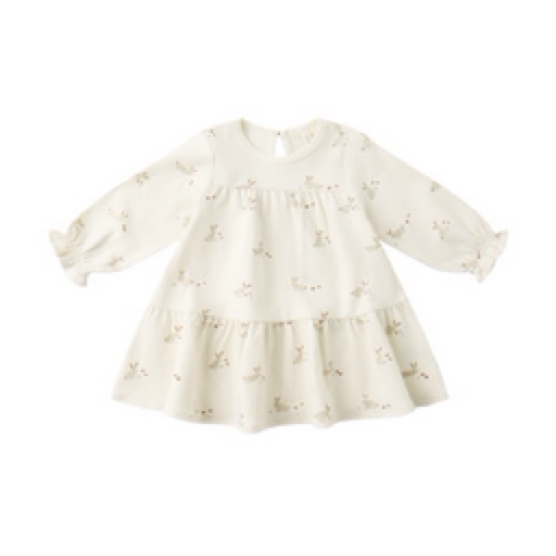 Quincy Mae - Tiered Jersey Dress || Bunnies