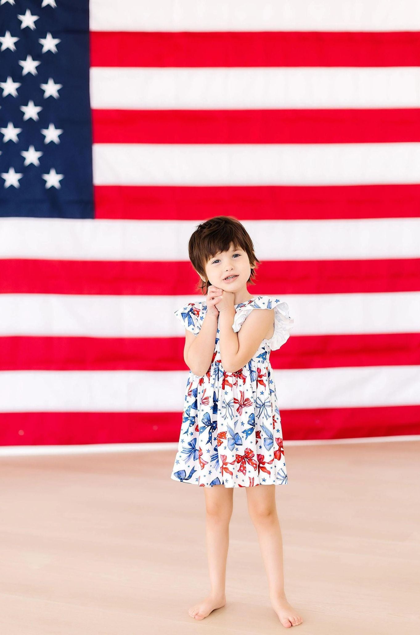 Mila & Rose -  Flutter Sleeve Twirl Dress || Born to Sparkle
