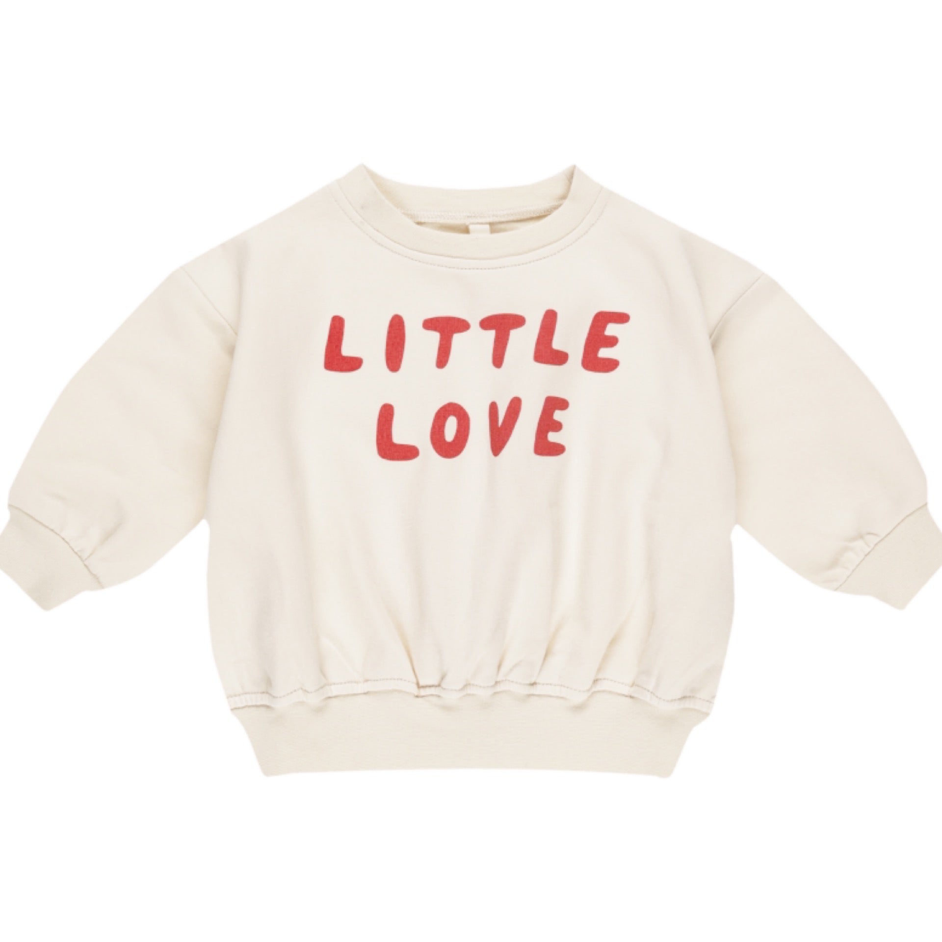 Quincy Mae - Relaxed Fleece Sweatshirt || Little Love