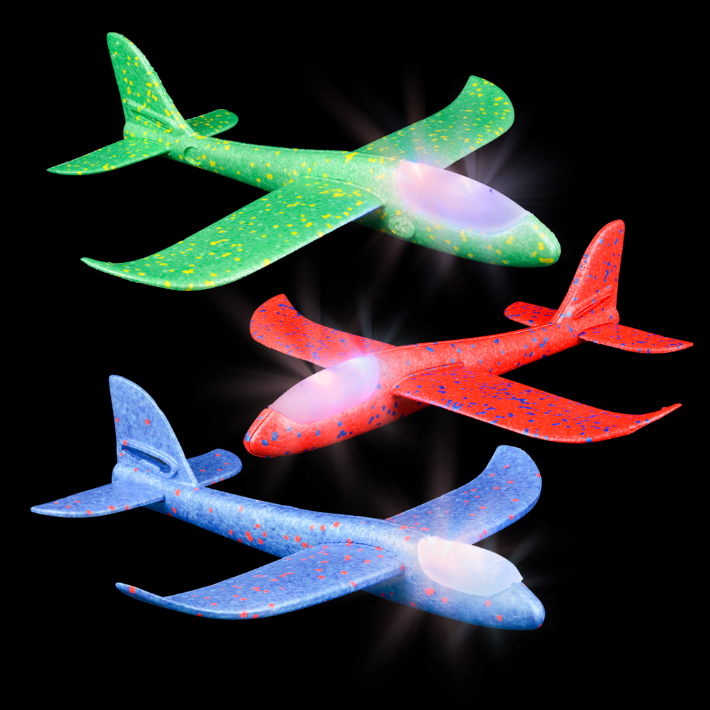 The Toy Network - LIGHT-UP FOAM GLIDER 18"