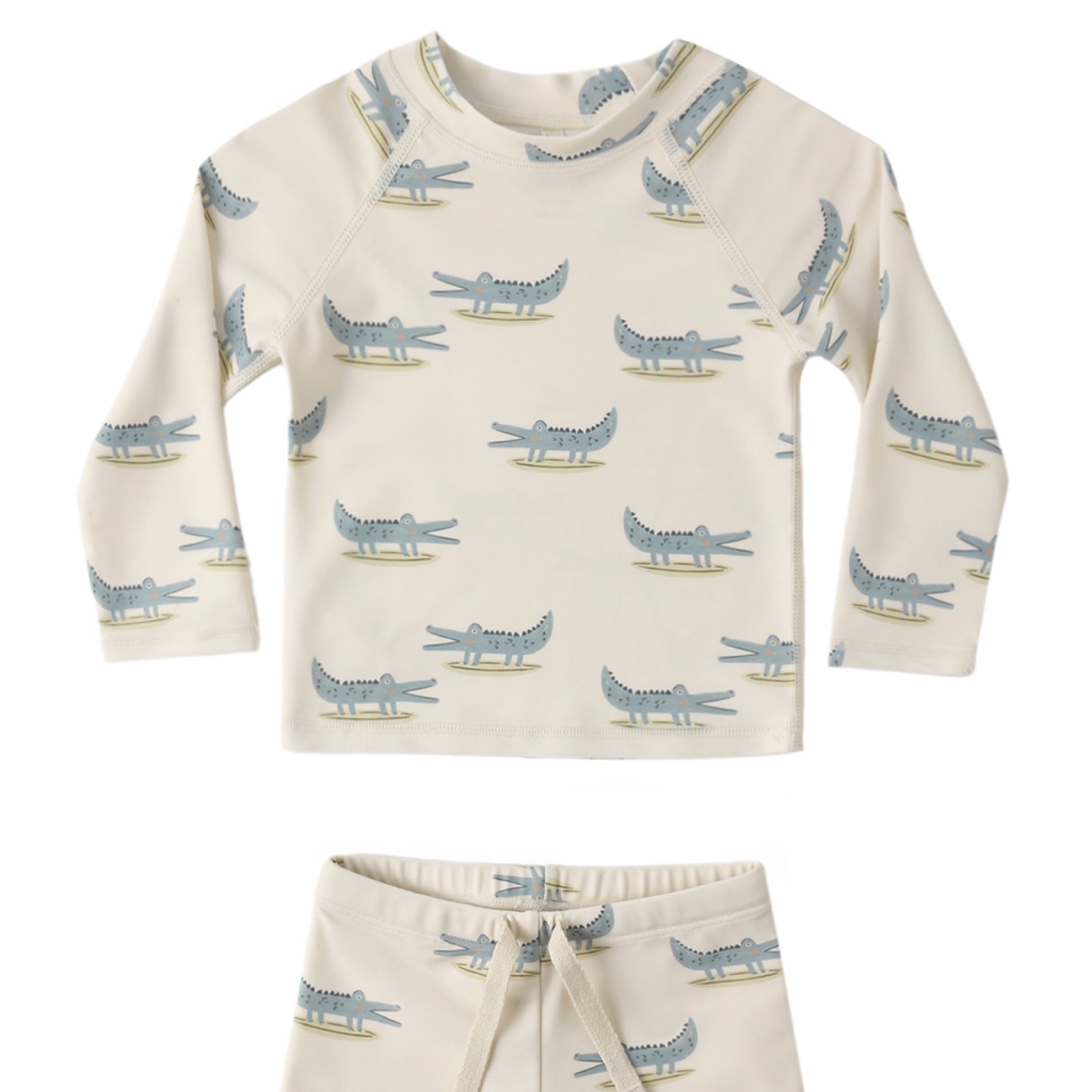 Rylee + Cru - Boys Rashguard Set || Alligators