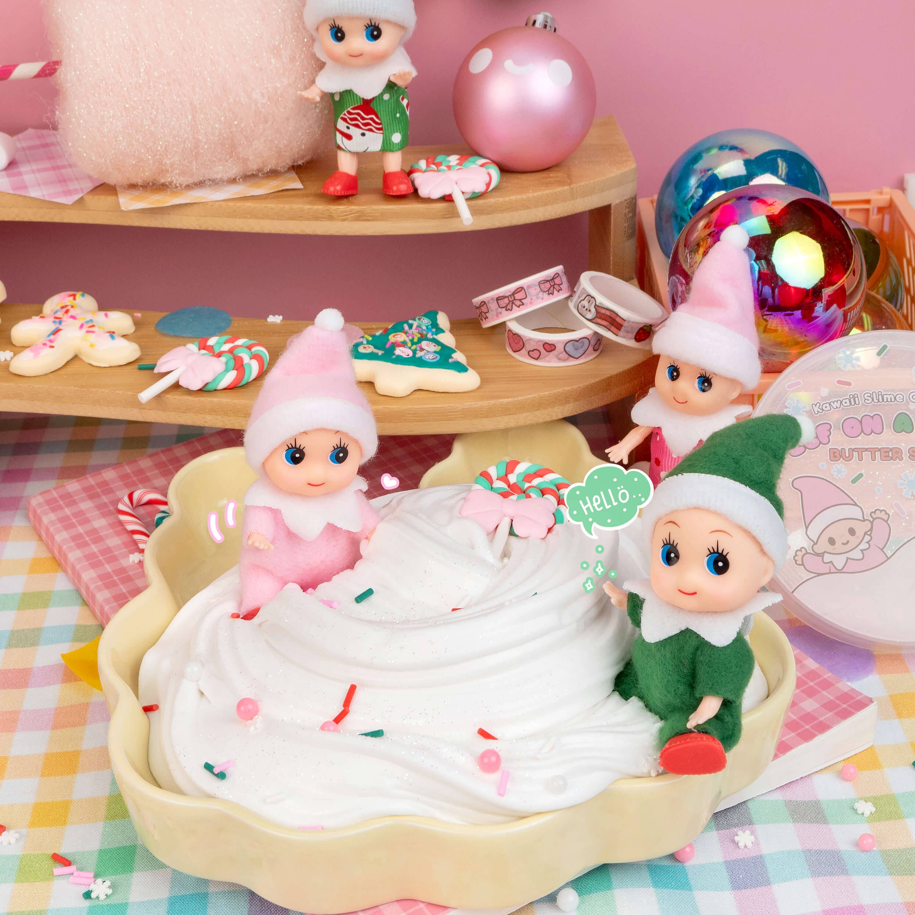 Kawaii Slime Company - Elf on a Slime Butter Signature Dome™ Slime