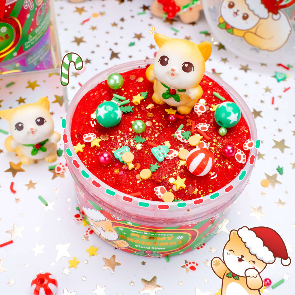 Kawaii Slime Company - Meowy Christmas Cloud Slime
