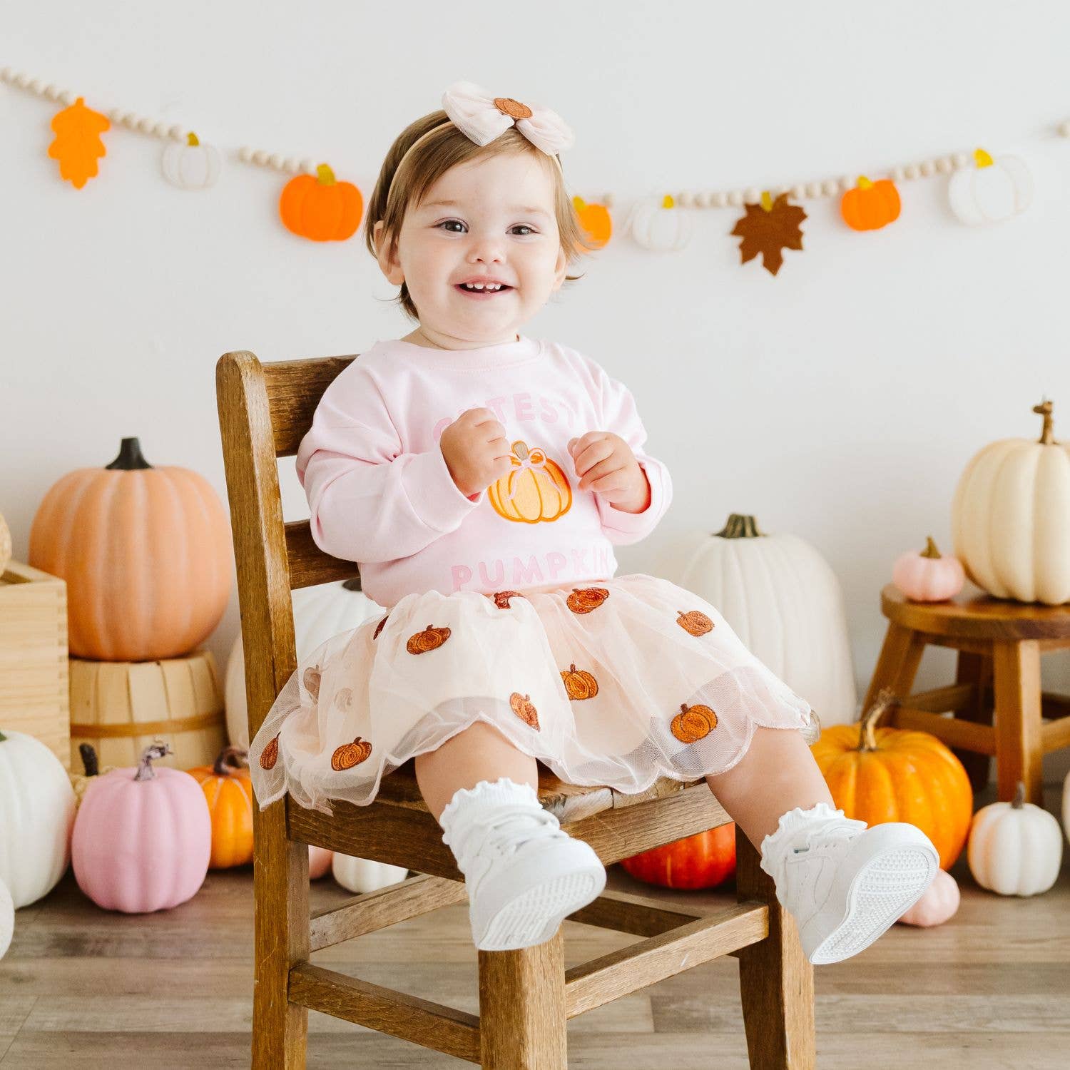 Sweet Wink - Cutest Pumpkin Patch Long Sleeve Romper